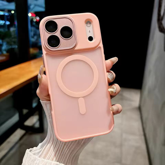 Magnetic Translucent Matte Phone Case For iPhone 17 16 15 14 13 12 11 Pro Max Plus For Magsafe Shockproof Hard Cover